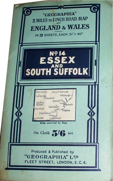 Geographia 2 Miles to the Inch Maps, Sheet 14, 1942 cover